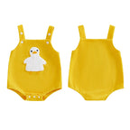 Lioraitiin Newborn Baby Boys Girls Easter Romper Sleeveless Fuzzy