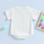 Lioraitiin 0-24M Infant Baby Girls Boys Bodysuit Short Sleeve Crew