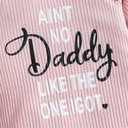 Lioraitiin 0-18M Newborn Infant 2Pcs Baby Girls Outfit Letter Leopard