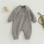 Lioraitiin 0-18M Infant Baby Boys Girl Jumpsuit Cute Letter