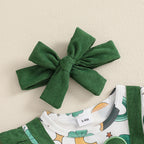 Lioraitiin Newborn Baby Girl St. Patrick's Day Outfit Long Sleeve