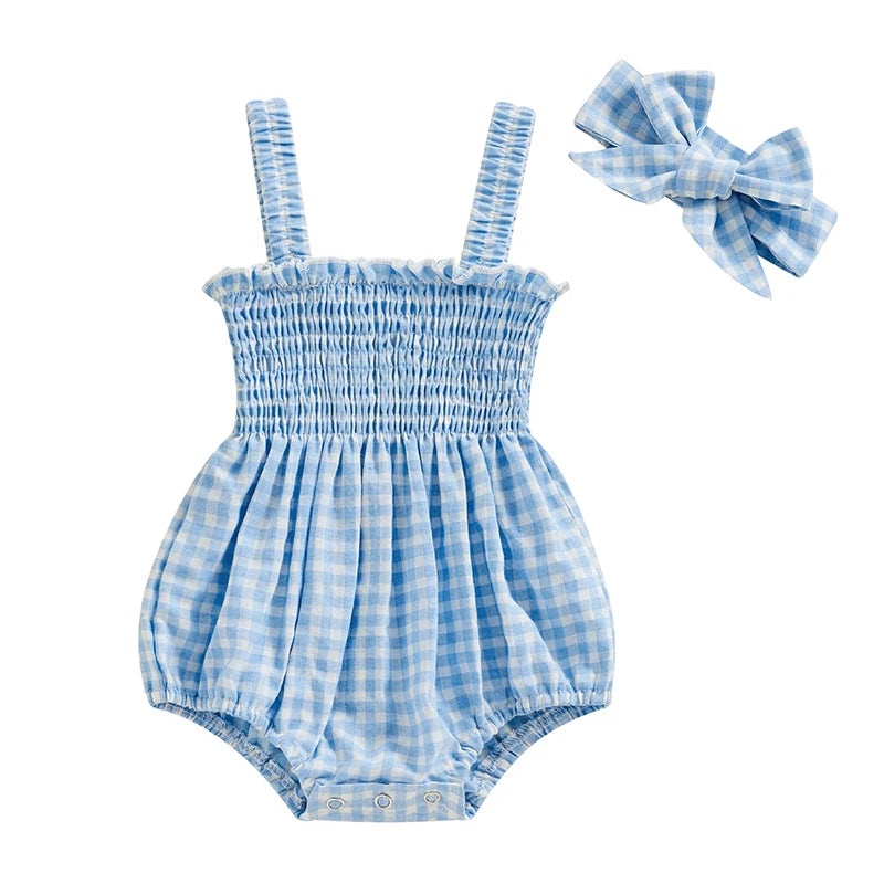 Lioraitiin 0-18M Newborn Infant Baby Girl Fashion Bodysuit Sleeveless