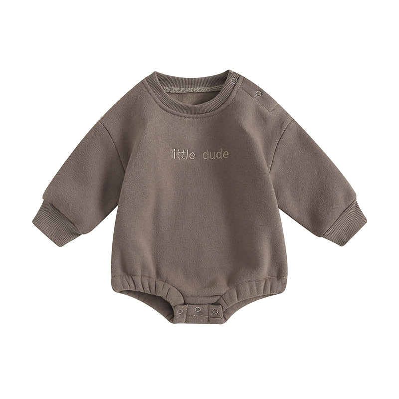 Lioraitiin 0-18M Infant Baby Boys Sweatshirt Bodysuit Long Sleeve