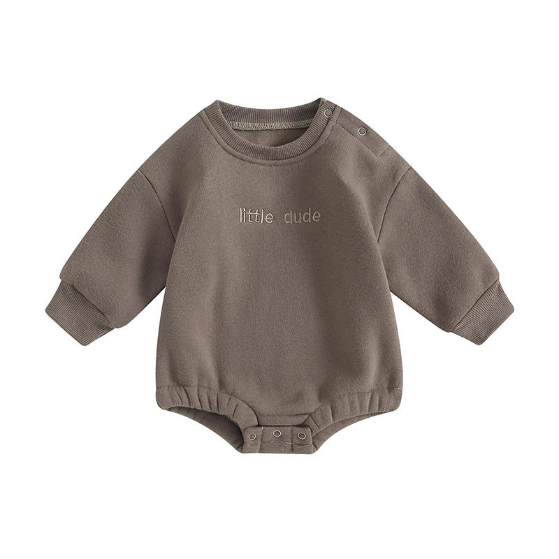 Lioraitiin 0-18M Infant Baby Boys Sweatshirt Bodysuit Long Sleeve