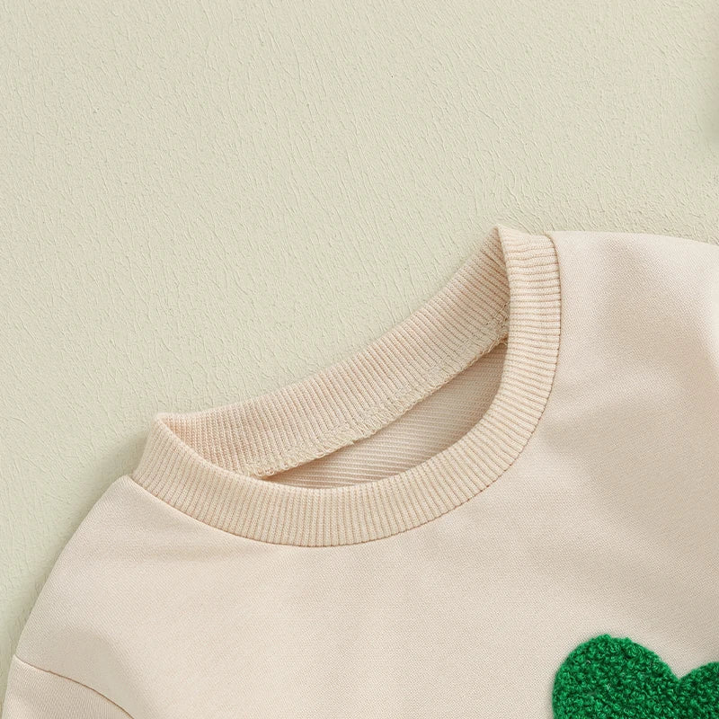 Lioraitiin Newborn Baby Boy Girl St Patricks Day Outfit Green Four