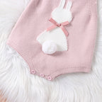 Lioraitiin 0-18M Newborn Baby Girl Easter Outfit Sleeveless Bunny