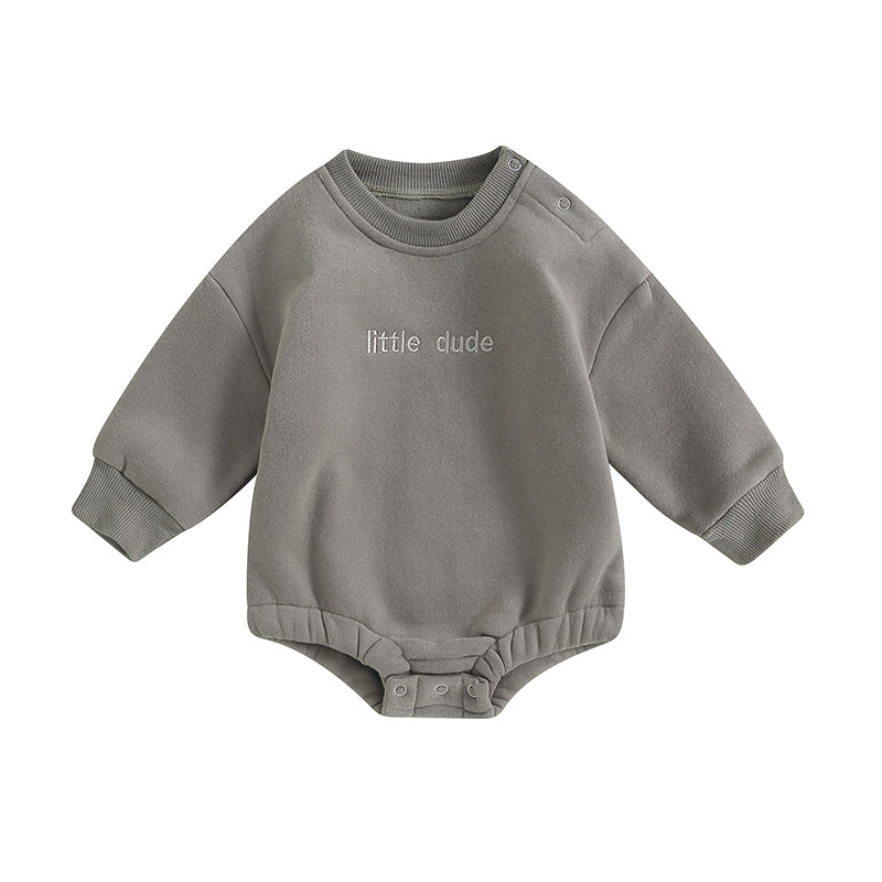 Lioraitiin 0-18M Infant Baby Boys Sweatshirt Bodysuit Long Sleeve