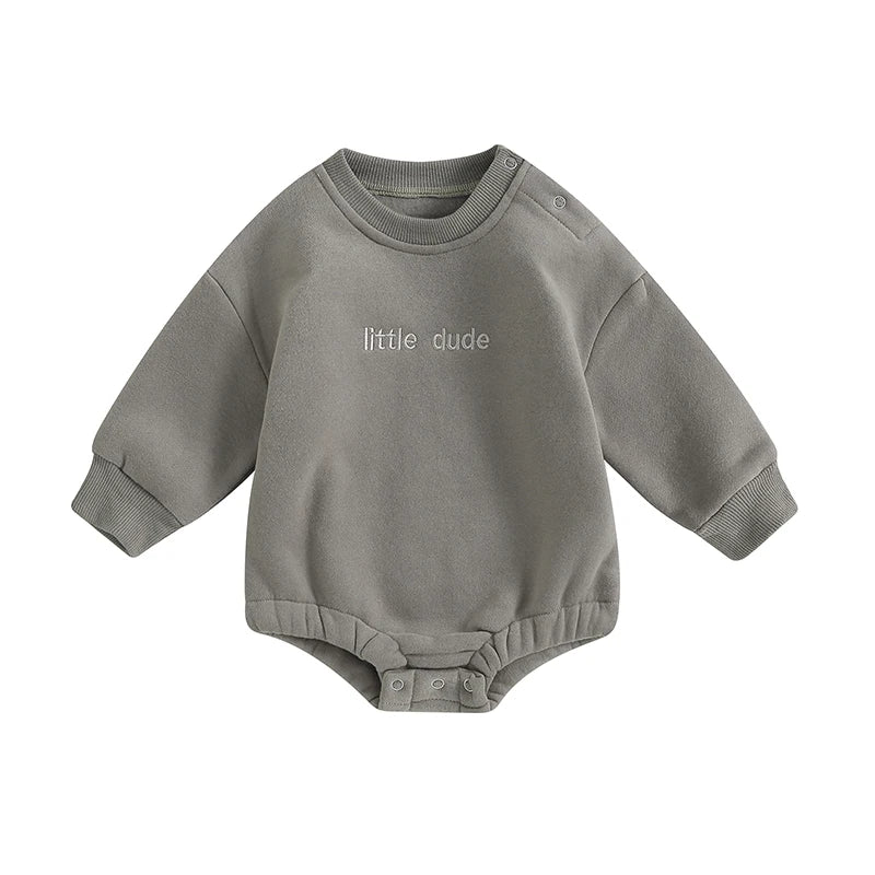 Lioraitiin 0-18M Infant Baby Boys Sweatshirt Bodysuit Long Sleeve