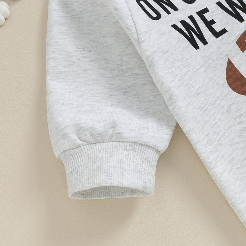 Lioraitiin 0-18M Infant Baby Girl Boy Romper Soccer Letter Print Long