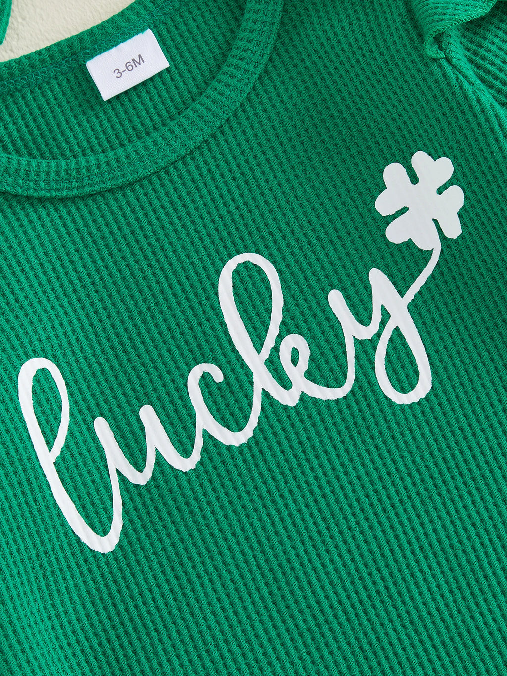 Lioraitiin Baby Girls Irish Day Outfits Long Sleeve O Neck Letter