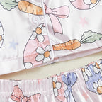 Lioraitiin Toddler Kids Baby Girl Solid Pjs Ruffle Long Sleeve Button