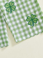 Lioraitiin Toddler Baby Boy Irish Outfit Long Sleeve Crew Neck