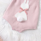 Lioraitiin 0-18M Newborn Baby Girl Easter Outfit Sleeveless Bunny