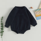 Lioraitiin 0-18M Infant Baby Boys Sweatshirt Bodysuit Long Sleeve