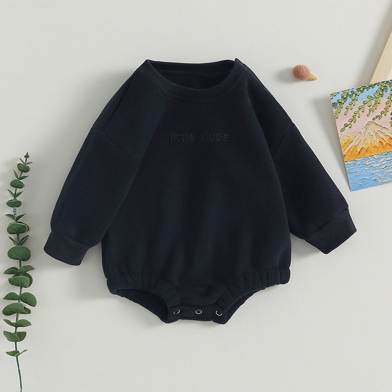 Lioraitiin 0-18M Infant Baby Boys Sweatshirt Bodysuit Long Sleeve