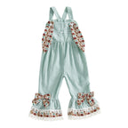 Lioraitiin Toddler Baby Girl Easter Romper Adorable Bunny Themed