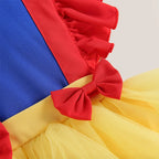 Lioraitiin 0-24M Baby Girl Bodysuit Ruffle Sleeveless Patchwork Dress