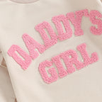 Lioraitiin 0-18M Daddys Girls Newborn Baby Ruffle Long Sleeve