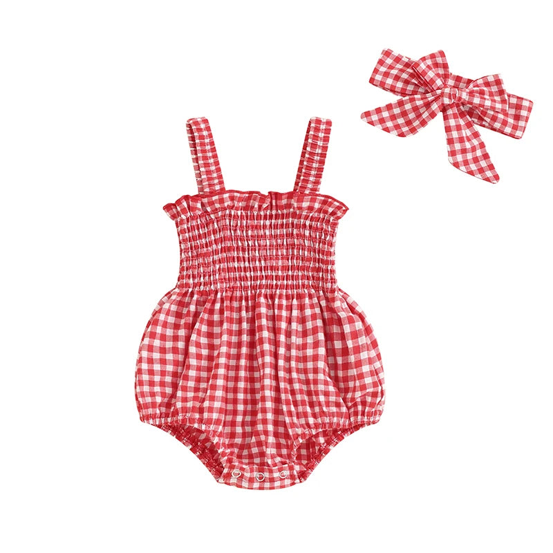 Lioraitiin 0-18M Newborn Infant Baby Girl Fashion Bodysuit Sleeveless
