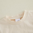 Lioraitiin Kids Boys Shorts Set Short Sleeve Embroidery T-shirt with