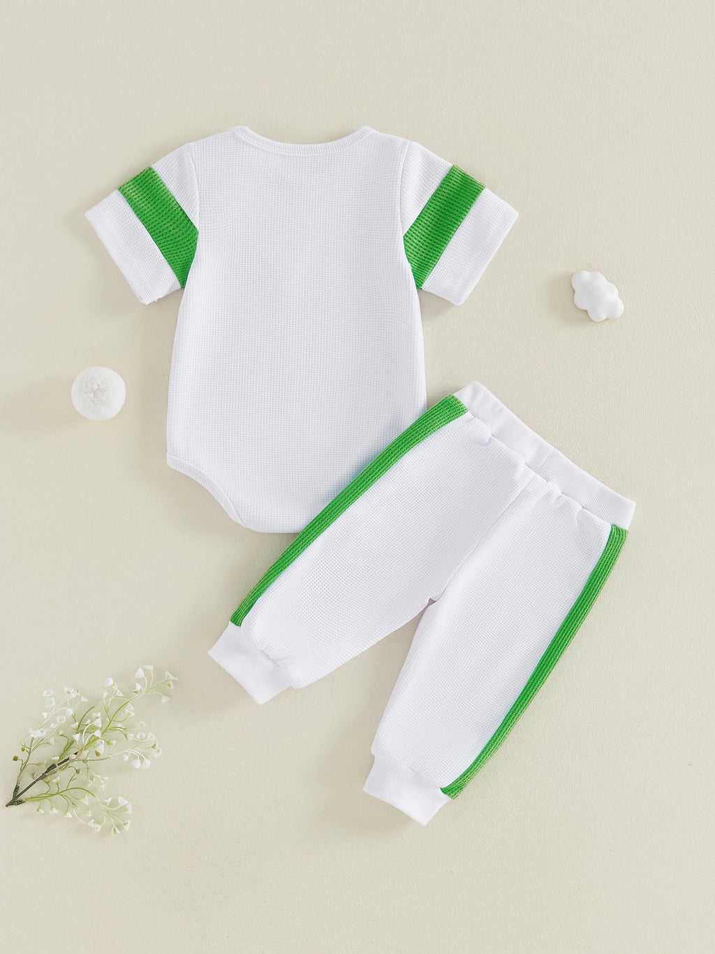 Lioraitiin Baby Boy Outfit Golf/Cartoon Bear Pattern Crew Neck Short