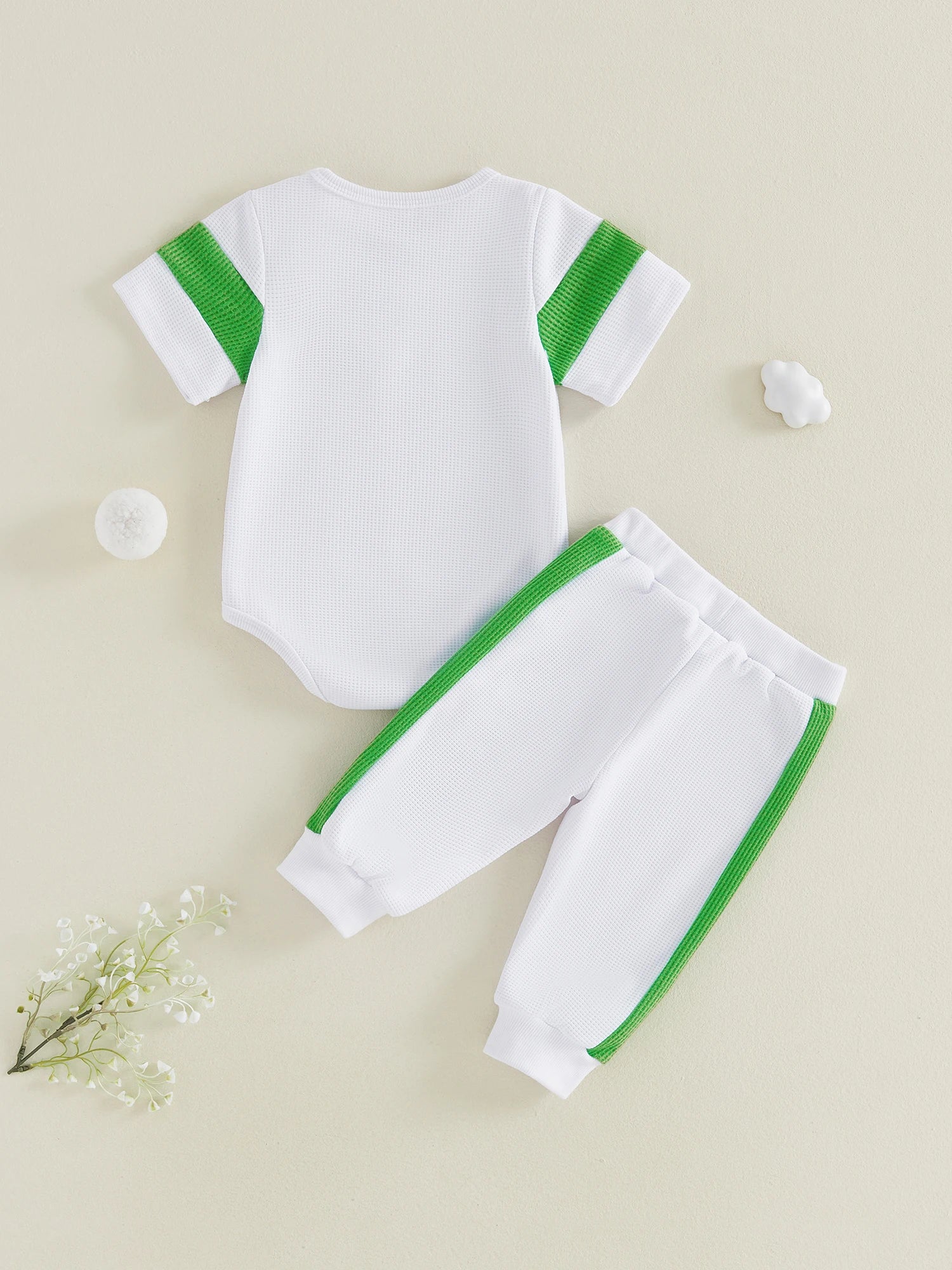 Lioraitiin Baby Boy Outfit Golf/Cartoon Bear Pattern Crew Neck Short