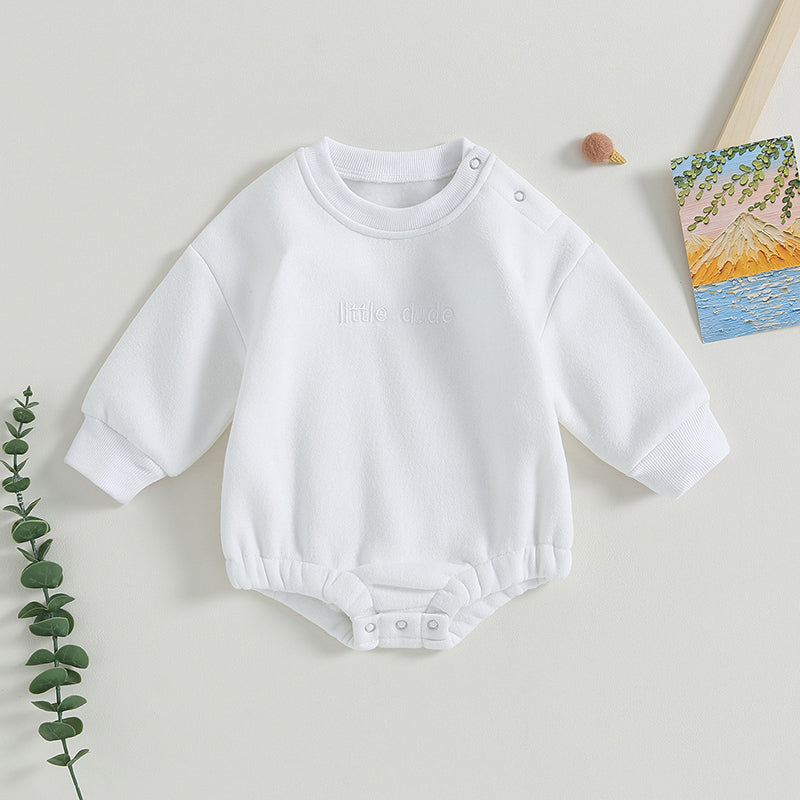 Lioraitiin 0-18M Infant Baby Boys Sweatshirt Bodysuit Long Sleeve
