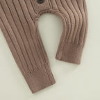 Lioraitiin 0-18M Baby Girl’s Knitted Long Sleeve Jumpsuit Fashion