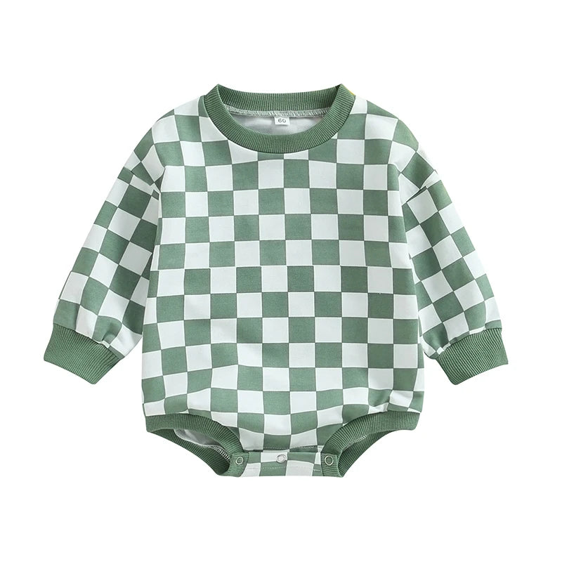 Lioraitiin 0-24M Infant Baby Boy Girl Sweatshirt Bodysuit