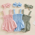 Lioraitiin 0-18M Newborn Infant Baby Girl Fashion Bodysuit Sleeveless