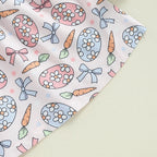 Lioraitiin Toddler Girls Dress Rabbit/Easter Eggs Print Fly Sleeve