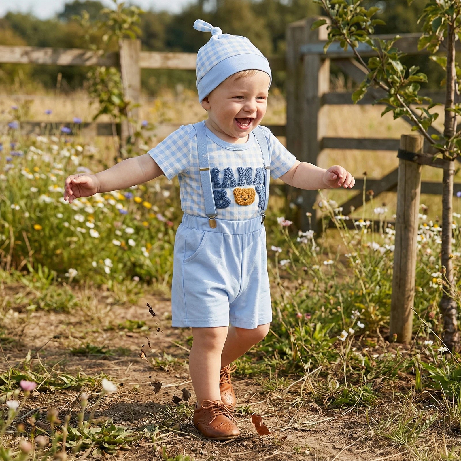 Lioraitiin Baby Boys Shorts Outfits Short Sleeve O Neck Letter