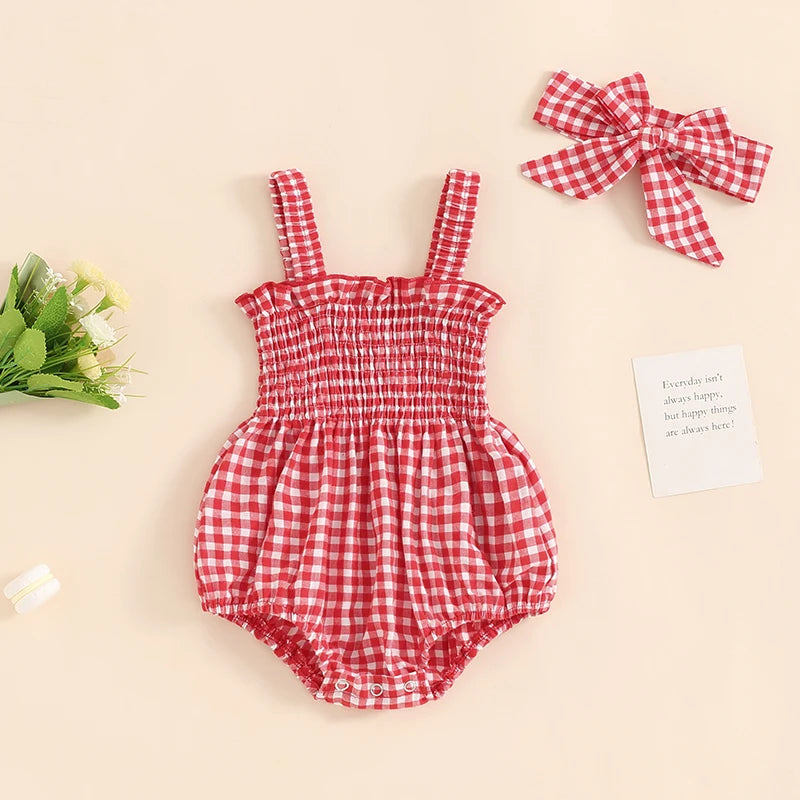 Lioraitiin 0-18M Newborn Infant Baby Girl Fashion Bodysuit Sleeveless