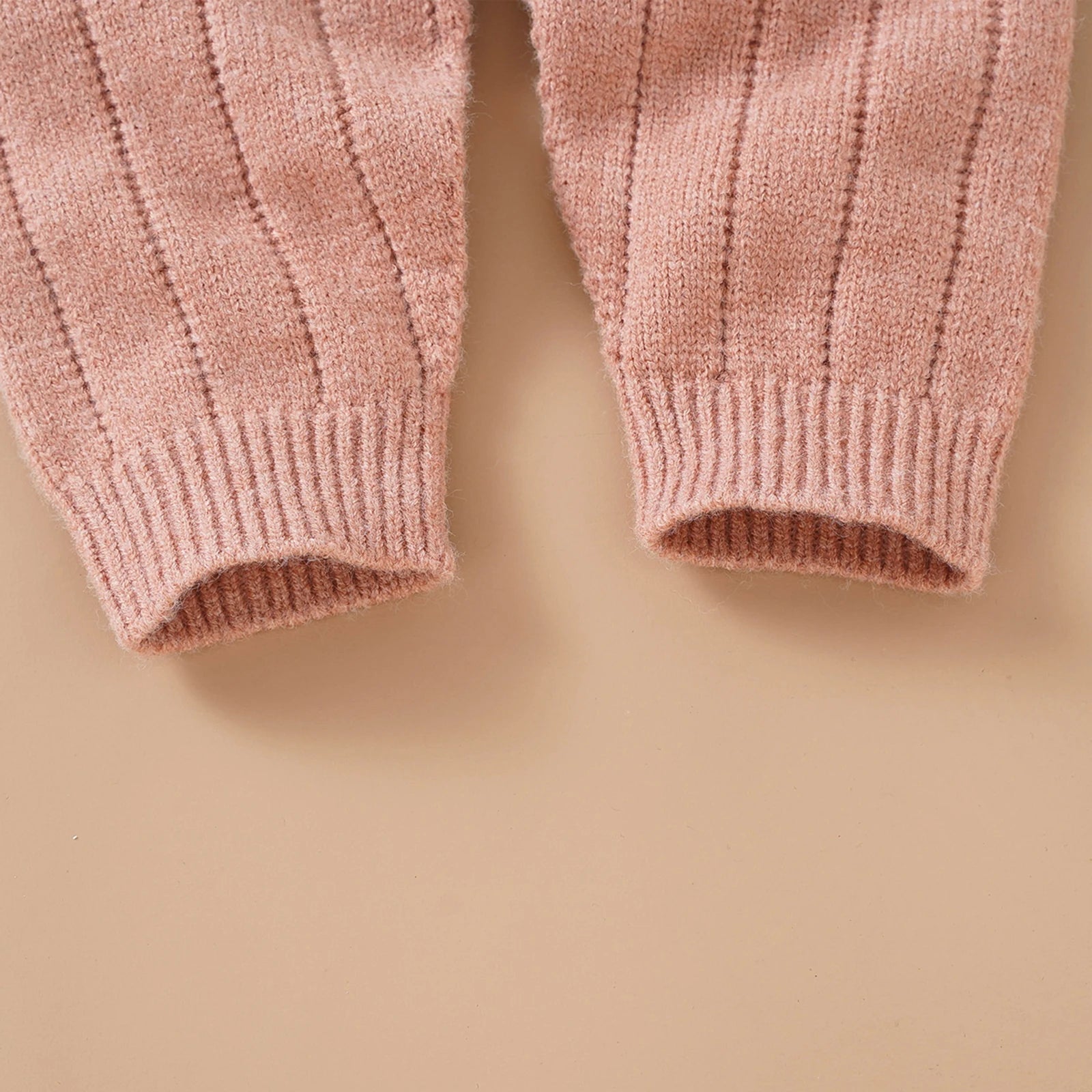 Lioraitiin Infant Jumpsuit and Cap, Solid Color Long Sleeve