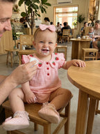 Baby Girls 2 Piece Outfits Adorable Strawberry Embroidery Flying