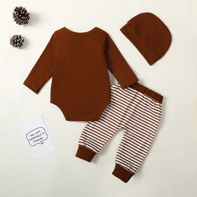 Lioraitiin 0-18M Baby Boy Girl Football Outfit Long Sleeve Sweatshirt