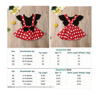 Lioraitiin Newborn Baby Girl Fly Sleeve Black Vest Top+Mini Dress