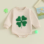 Lioraitiin Newborn Baby Boy Girl St Patricks Day Outfit Green Four