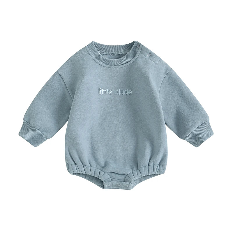 Lioraitiin 0-18M Infant Baby Boys Sweatshirt Bodysuit Long Sleeve