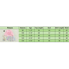 Lioraitiin 1-6Y Kids Girls Skirt Set, Long Sleeve Embroidery Letter