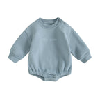 Lioraitiin 0-18M Infant Baby Boys Sweatshirt Bodysuit Long Sleeve
