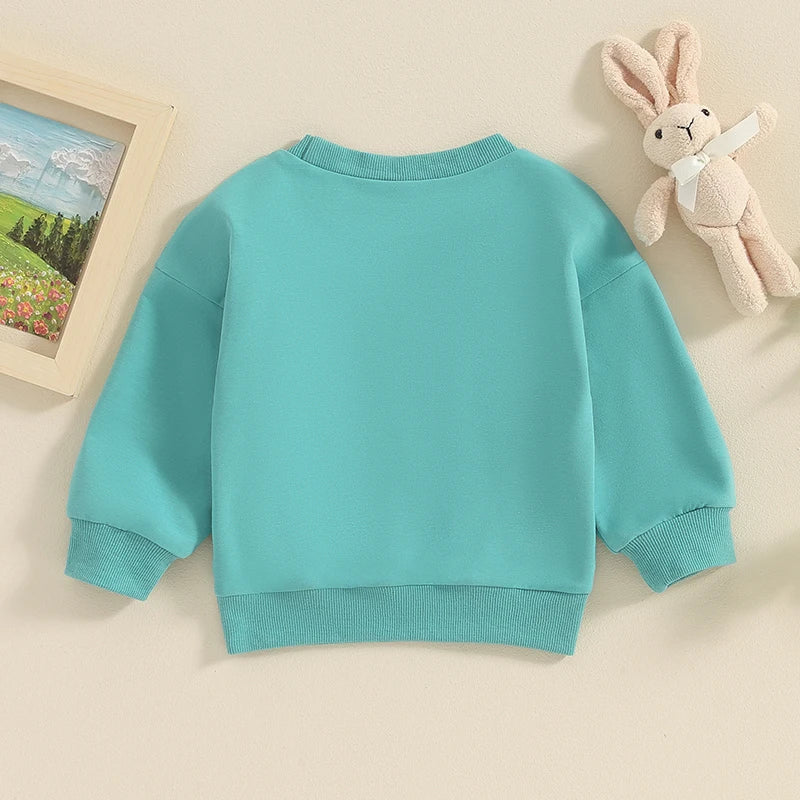 Lioraitiin 0-5Y Toddler Kids Girls Boys Sweatshirts T Shirts Easter