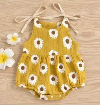 Lioraitiin 0-24M Newborn Infant Baby Girl Fashion Daisy Floral
