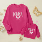 Family Matching Sweatshirt Parent-child Long Sleeve Crewneck Letter