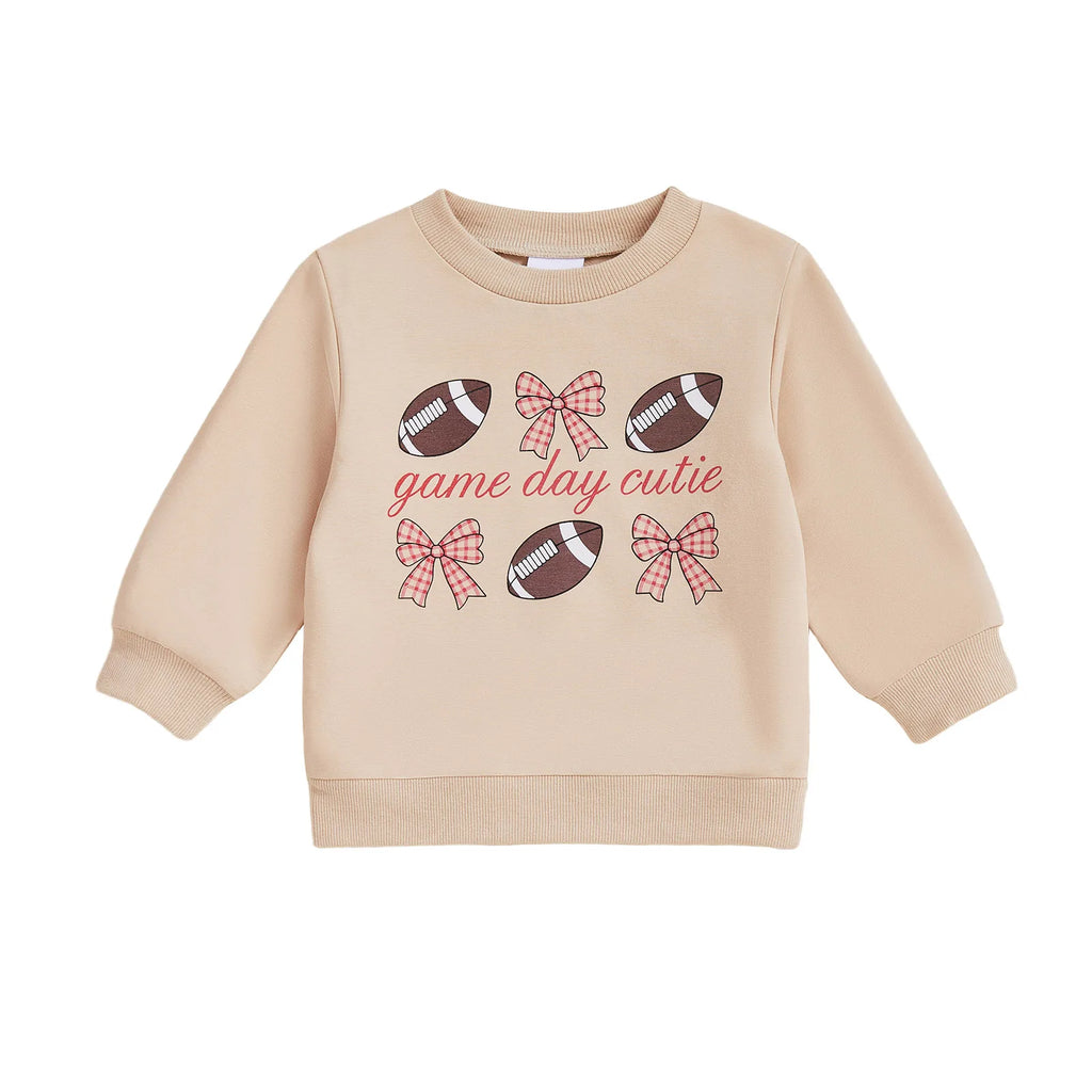 Lioraitiin Kids Boys Girls Sweatshirt Long Sleeve Crew Neck Letters