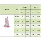 Lioraitiin 6M-4Y Baby Girl Easter Rompers Sleeveless Floral Print