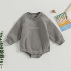 Lioraitiin 0-18M Infant Baby Boys Sweatshirt Bodysuit Long Sleeve