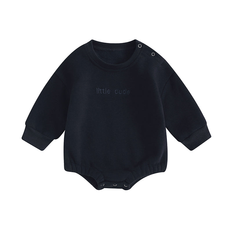 Lioraitiin 0-18M Infant Baby Boys Sweatshirt Bodysuit Long Sleeve