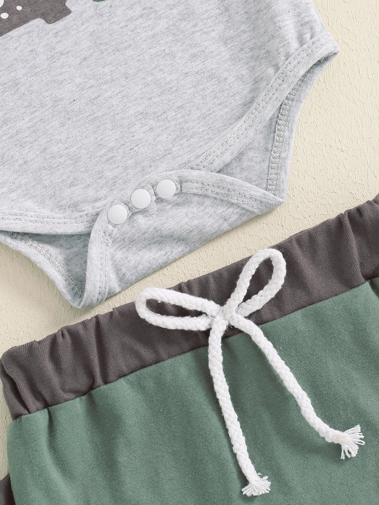 Lioraitiin Baby Boys Outfit, Long Sleeve Crew Neck Dinosaur Print
