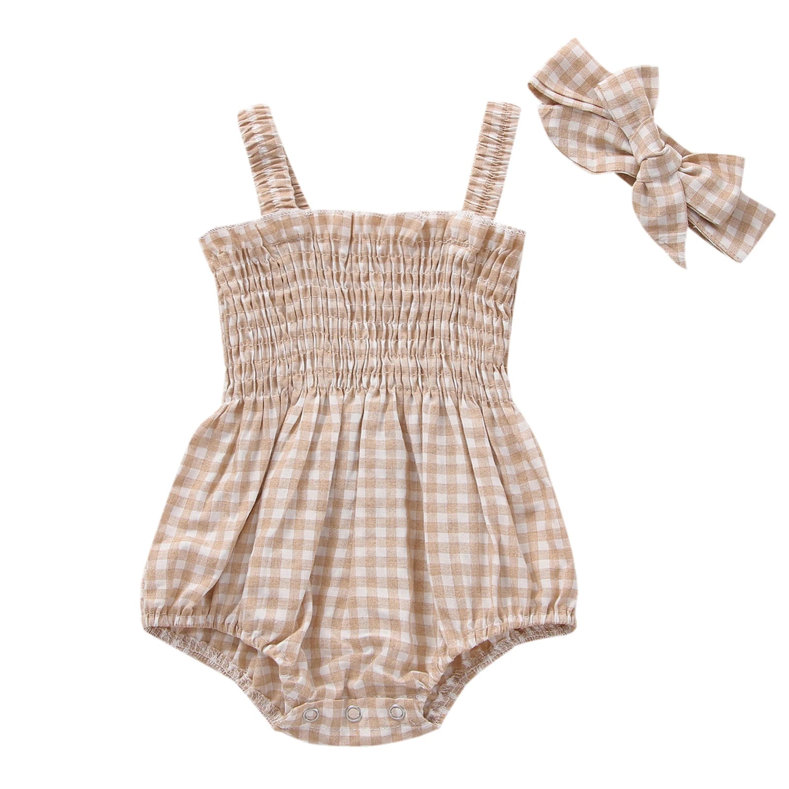 Lioraitiin 0-18M Newborn Infant Baby Girl Fashion Bodysuit Sleeveless